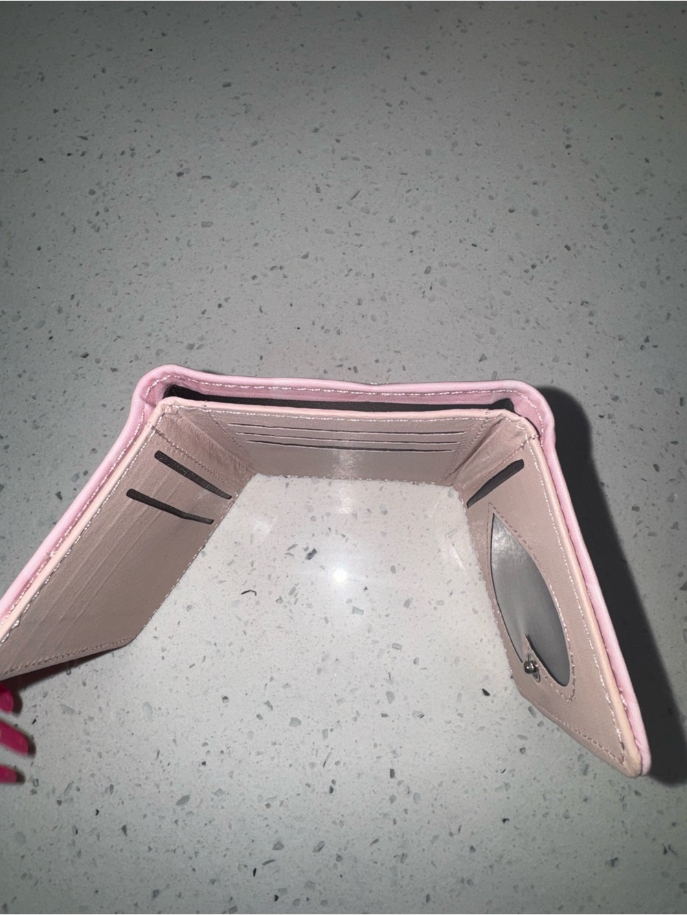 Pink Heart-Embossed Wallet - Picture 5 of 12